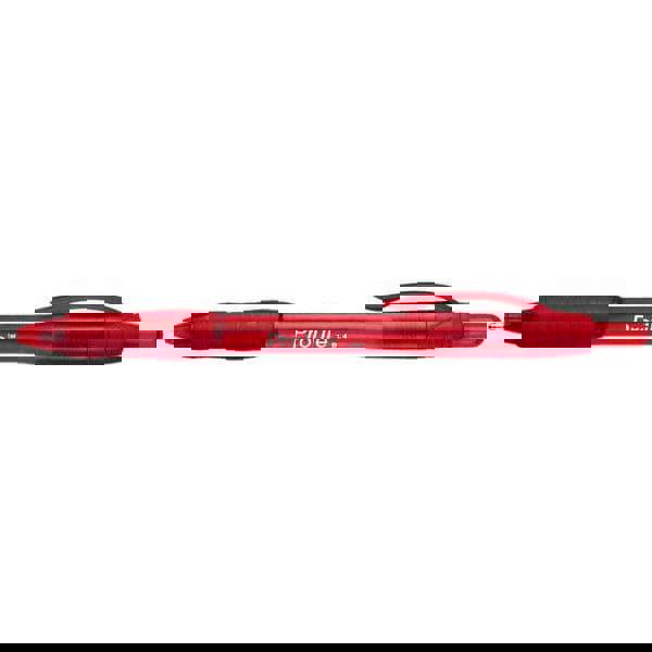 Retractable Pen: 1.4 mm Tip, Red Ink